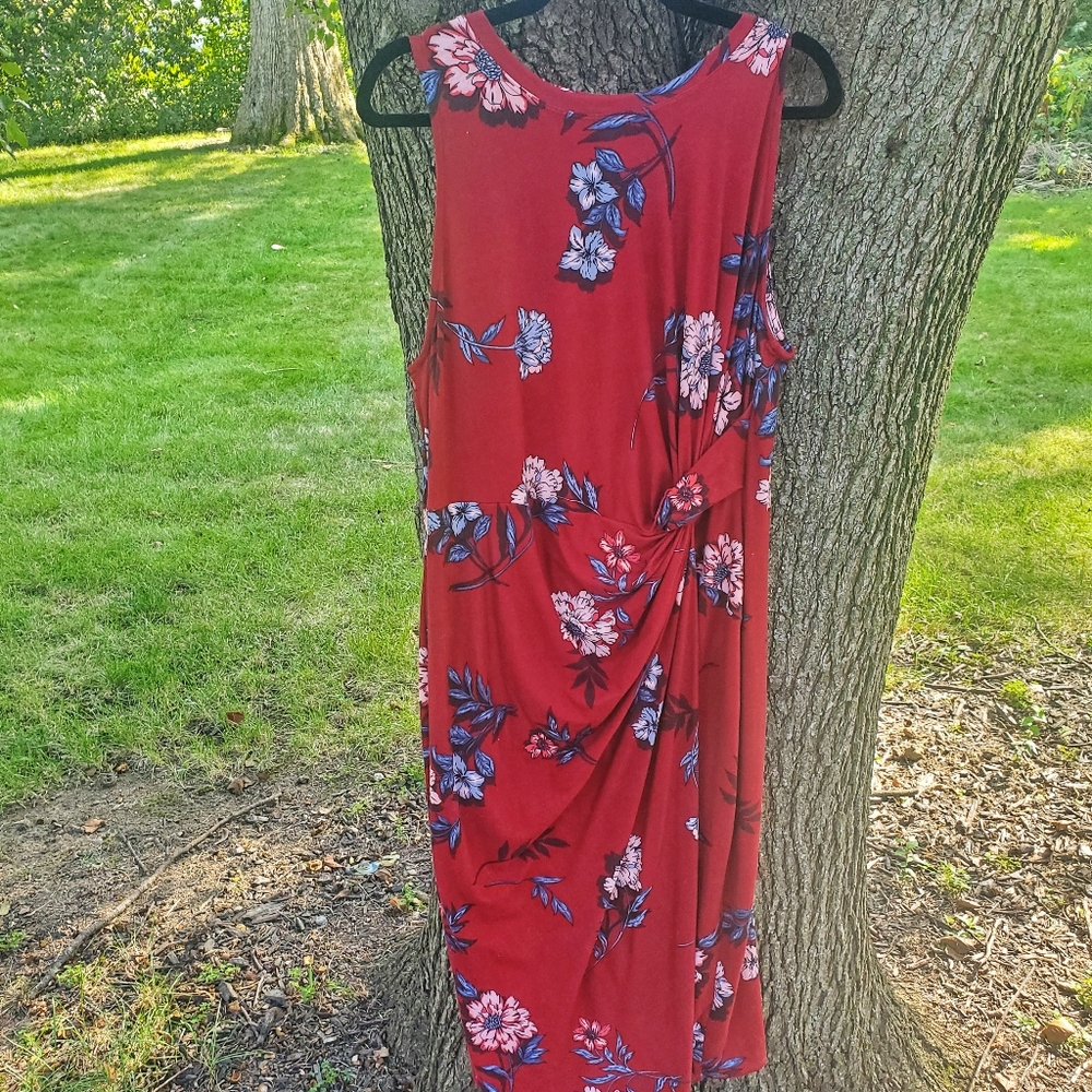 2/$20 Nine Britton Knotted Front Slip Dress